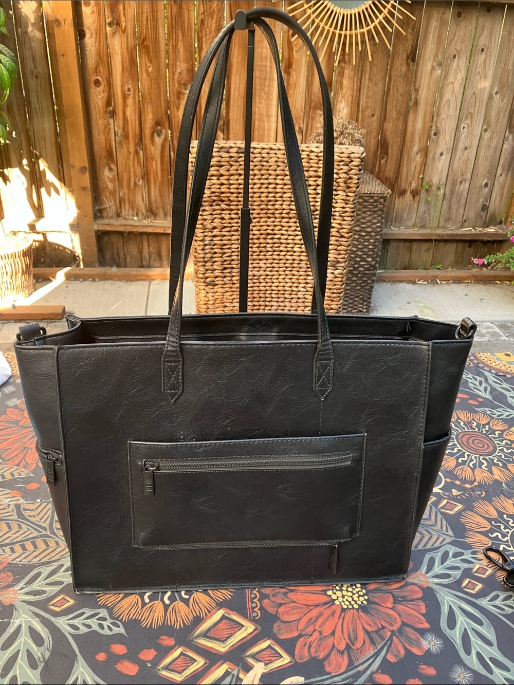 BEIS Black The Work Tote